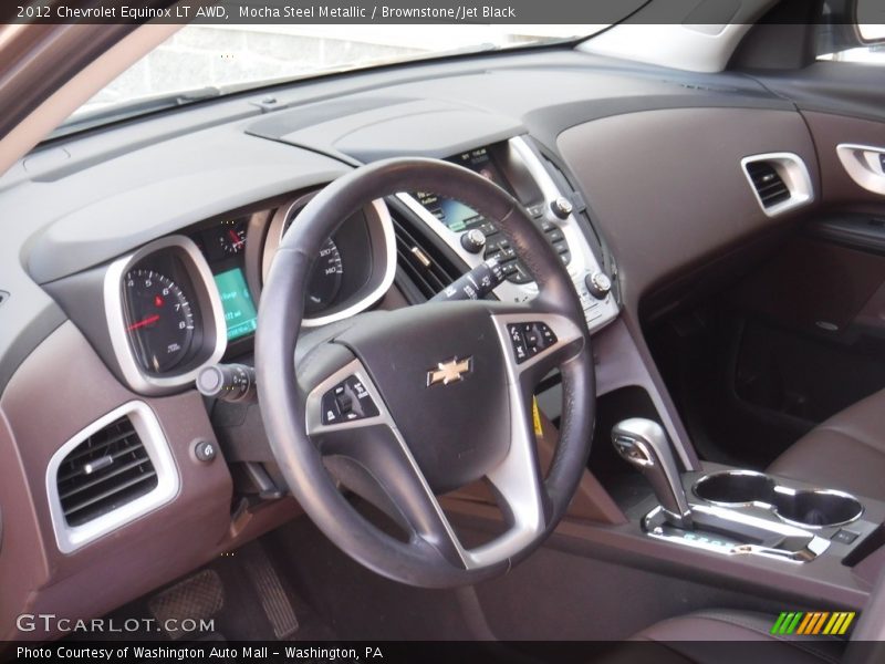 Mocha Steel Metallic / Brownstone/Jet Black 2012 Chevrolet Equinox LT AWD