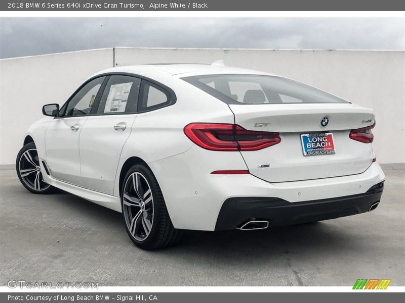 Alpine White / Black 2018 BMW 6 Series 640i xDrive Gran Turismo