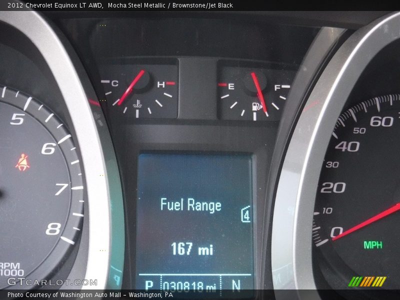 Mocha Steel Metallic / Brownstone/Jet Black 2012 Chevrolet Equinox LT AWD