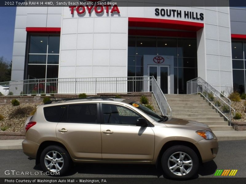 Sandy Beach Metallic / Sand Beige 2012 Toyota RAV4 I4 4WD