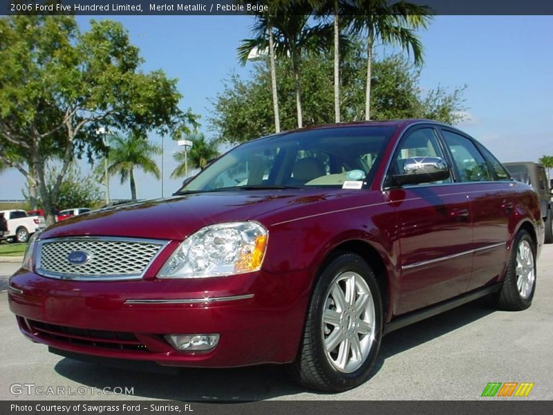Merlot Metallic / Pebble Beige 2006 Ford Five Hundred Limited