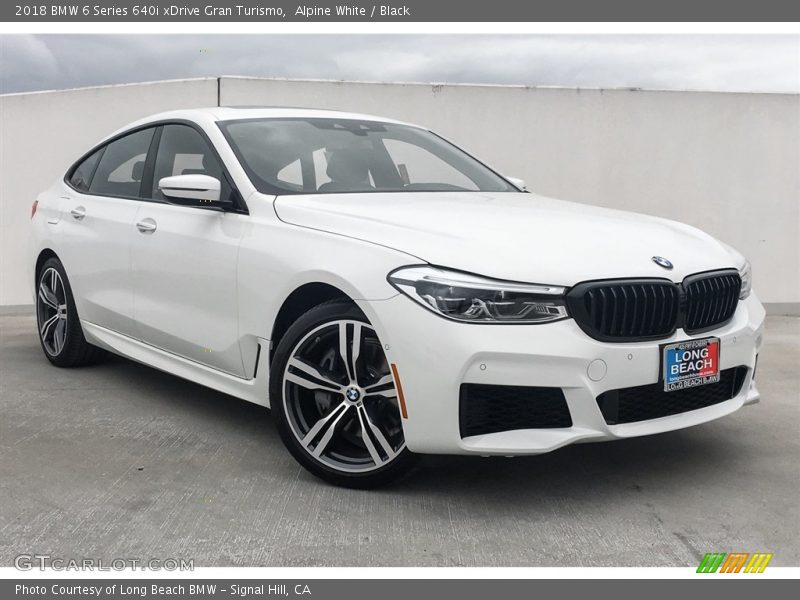 Alpine White / Black 2018 BMW 6 Series 640i xDrive Gran Turismo