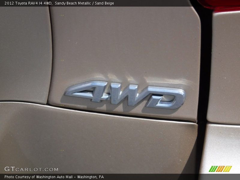Sandy Beach Metallic / Sand Beige 2012 Toyota RAV4 I4 4WD