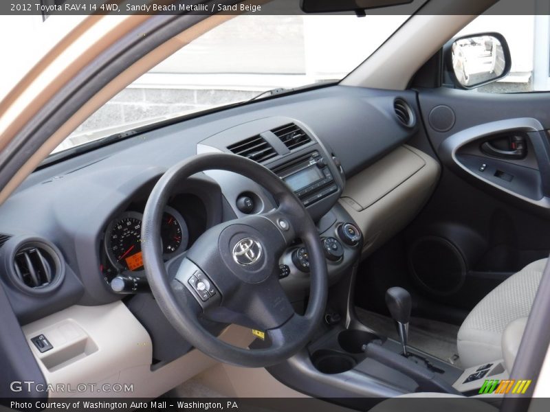 Sandy Beach Metallic / Sand Beige 2012 Toyota RAV4 I4 4WD