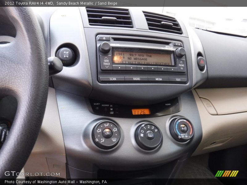 Sandy Beach Metallic / Sand Beige 2012 Toyota RAV4 I4 4WD