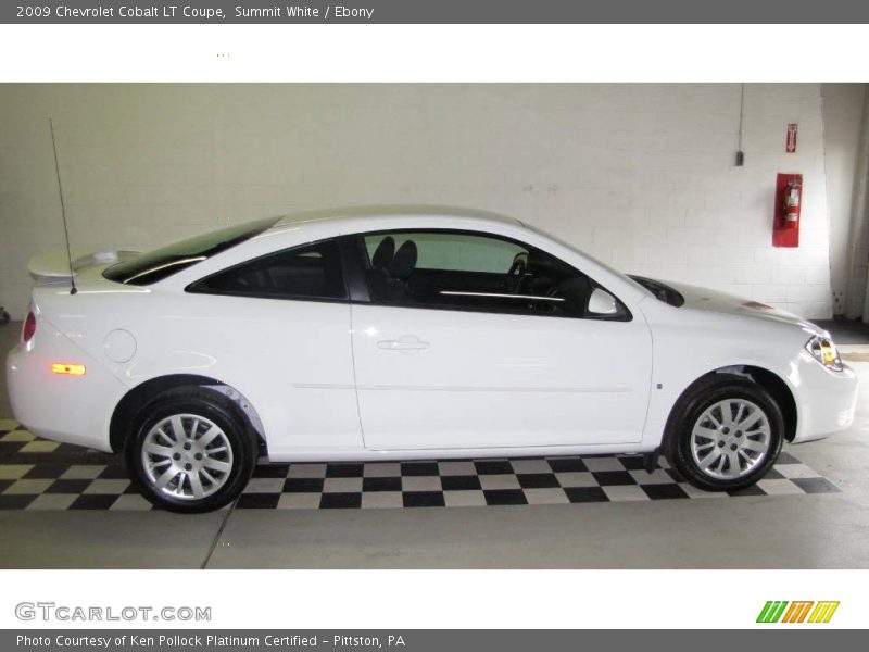 Summit White / Ebony 2009 Chevrolet Cobalt LT Coupe