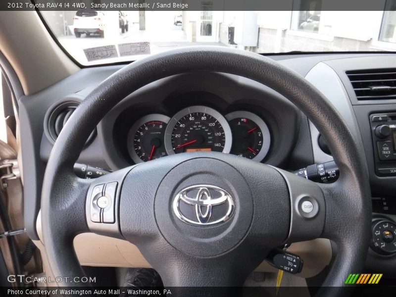 Sandy Beach Metallic / Sand Beige 2012 Toyota RAV4 I4 4WD