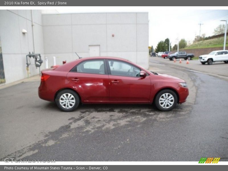 Spicy Red / Stone 2010 Kia Forte EX