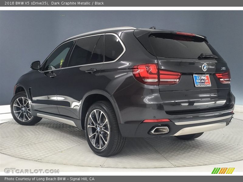 Dark Graphite Metallic / Black 2018 BMW X5 sDrive35i