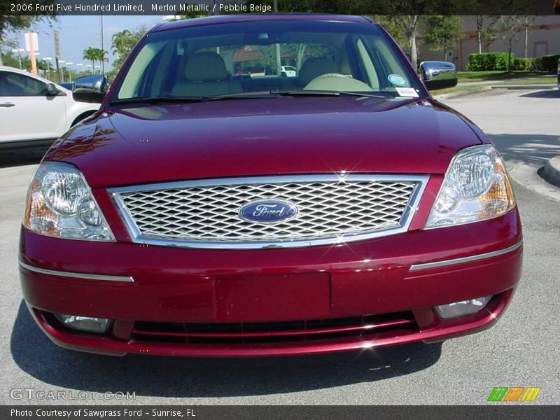 Merlot Metallic / Pebble Beige 2006 Ford Five Hundred Limited