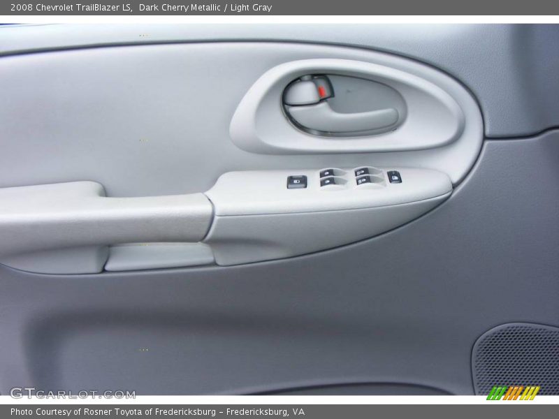 Dark Cherry Metallic / Light Gray 2008 Chevrolet TrailBlazer LS