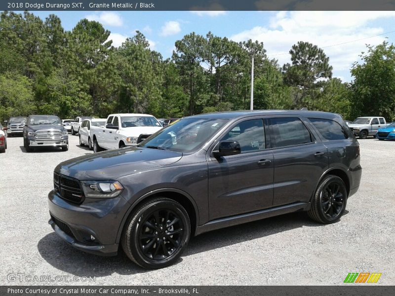 Granite Metallic / Black 2018 Dodge Durango SXT