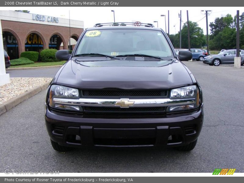 Dark Cherry Metallic / Light Gray 2008 Chevrolet TrailBlazer LS