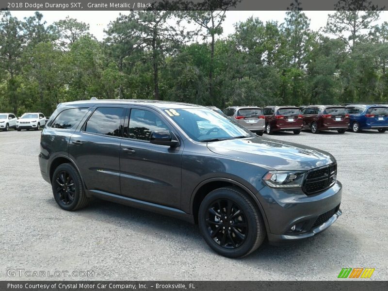 Granite Metallic / Black 2018 Dodge Durango SXT