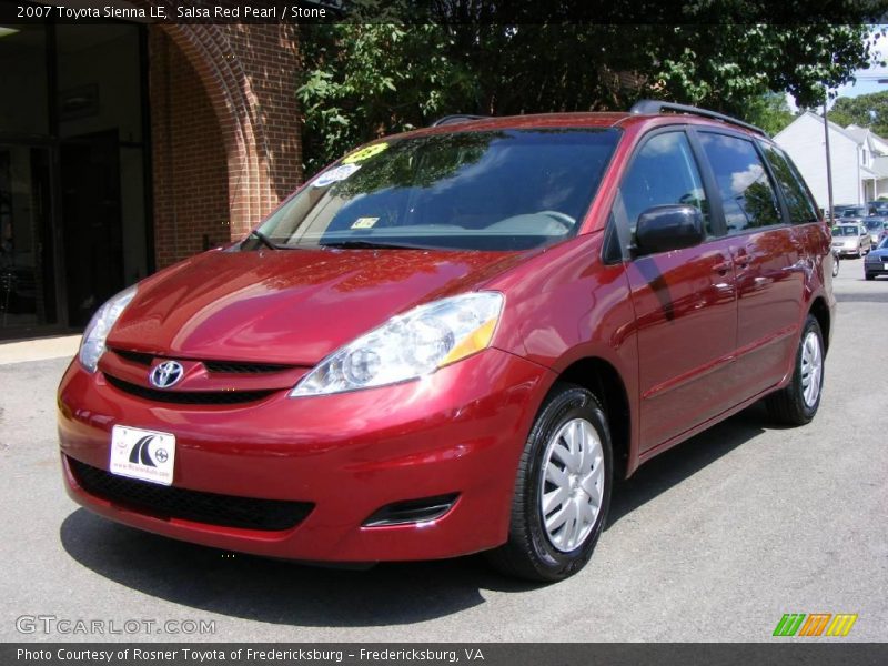 Salsa Red Pearl / Stone 2007 Toyota Sienna LE