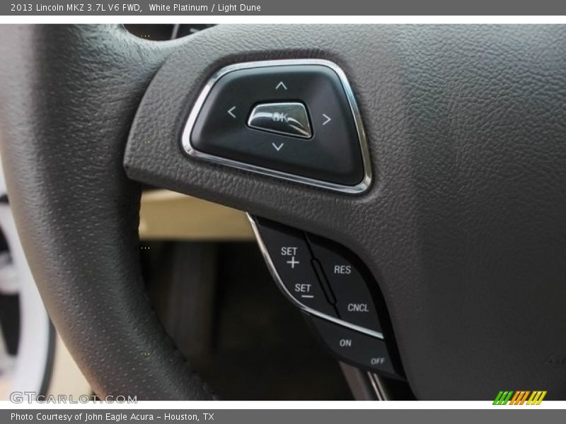 White Platinum / Light Dune 2013 Lincoln MKZ 3.7L V6 FWD