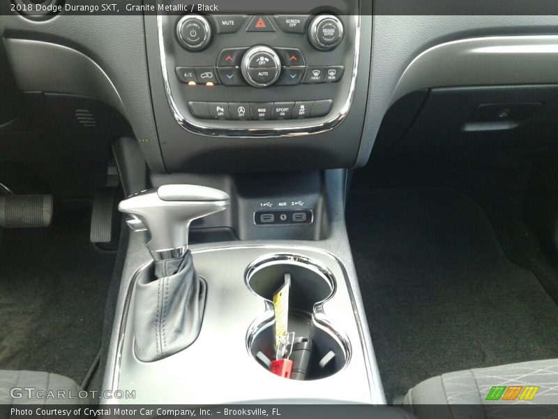 Granite Metallic / Black 2018 Dodge Durango SXT