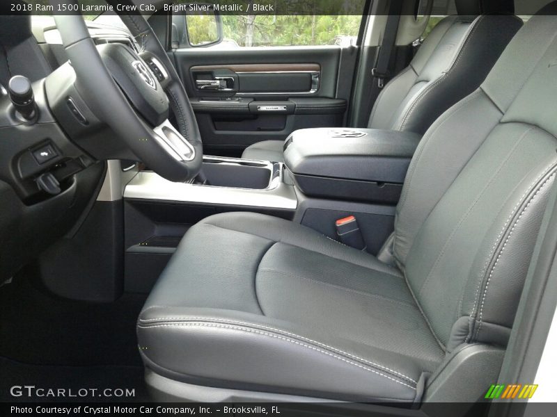 Front Seat of 2018 1500 Laramie Crew Cab