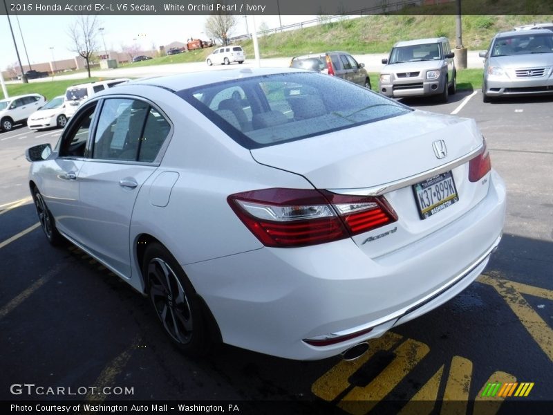 White Orchid Pearl / Ivory 2016 Honda Accord EX-L V6 Sedan