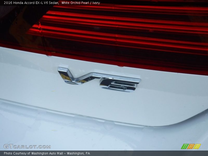 White Orchid Pearl / Ivory 2016 Honda Accord EX-L V6 Sedan