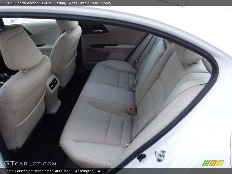 White Orchid Pearl / Ivory 2016 Honda Accord EX-L V6 Sedan