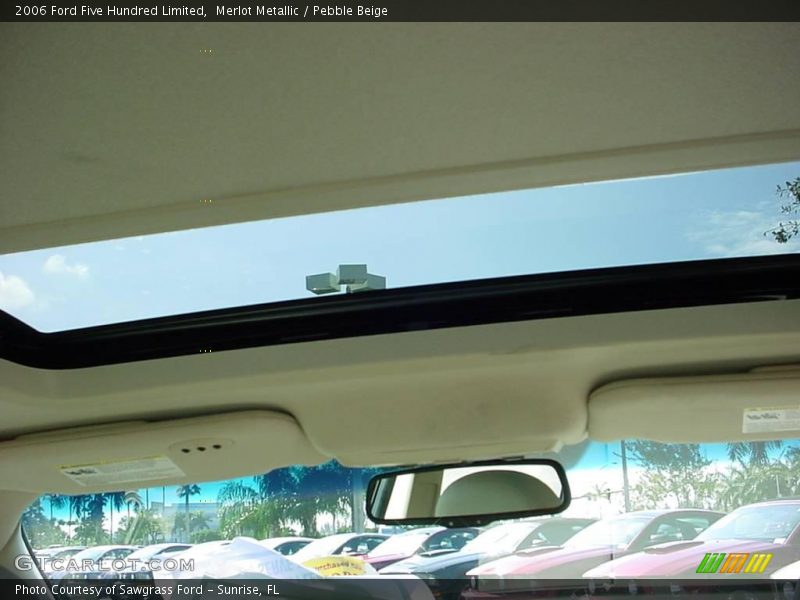 Merlot Metallic / Pebble Beige 2006 Ford Five Hundred Limited