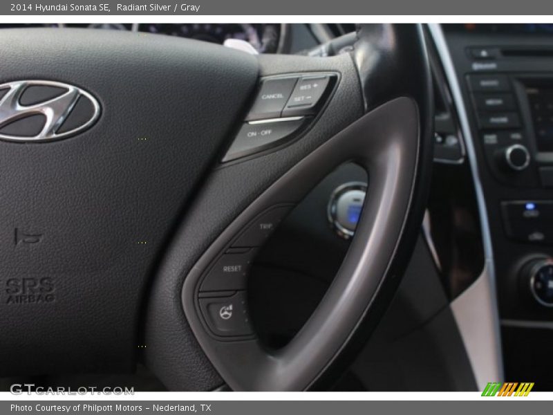 Radiant Silver / Gray 2014 Hyundai Sonata SE