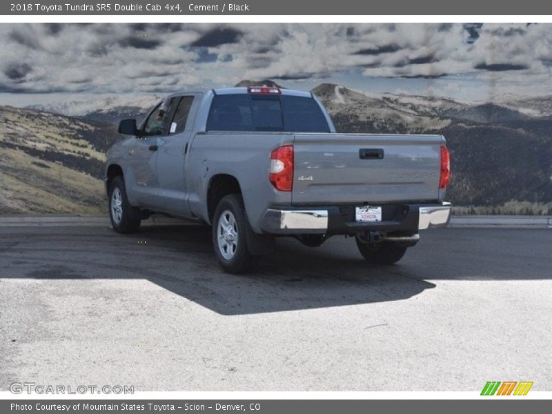 Cement / Black 2018 Toyota Tundra SR5 Double Cab 4x4