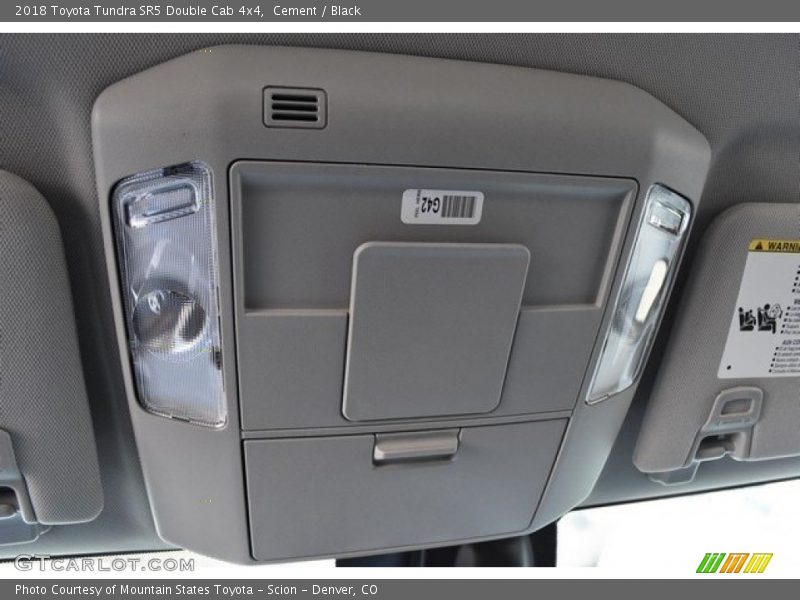 Cement / Black 2018 Toyota Tundra SR5 Double Cab 4x4