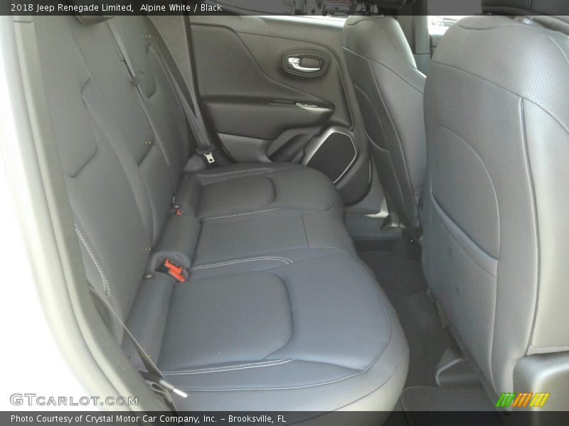 Alpine White / Black 2018 Jeep Renegade Limited