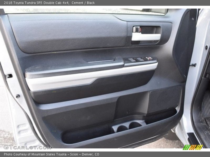 Cement / Black 2018 Toyota Tundra SR5 Double Cab 4x4