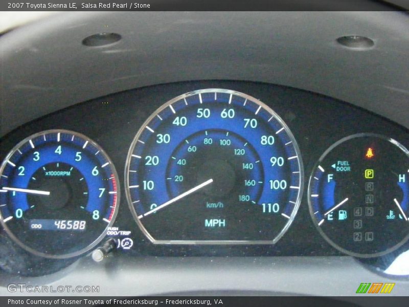Salsa Red Pearl / Stone 2007 Toyota Sienna LE