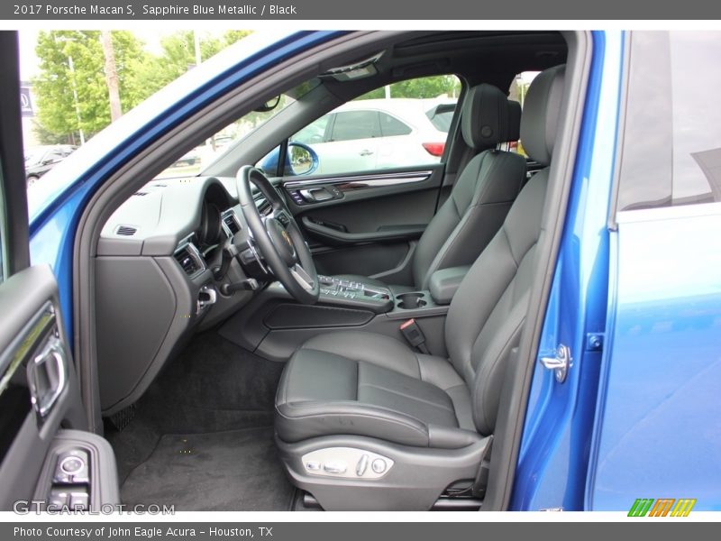 Front Seat of 2017 Macan S