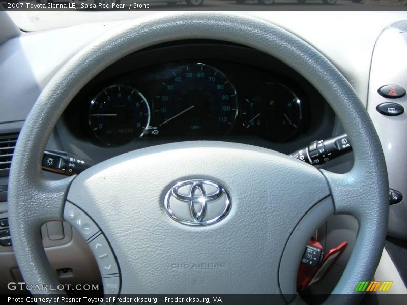Salsa Red Pearl / Stone 2007 Toyota Sienna LE