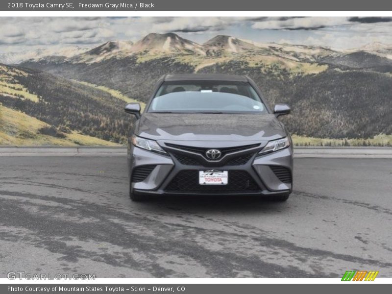 Predawn Gray Mica / Black 2018 Toyota Camry SE