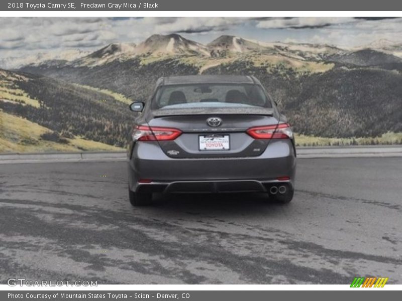 Predawn Gray Mica / Black 2018 Toyota Camry SE