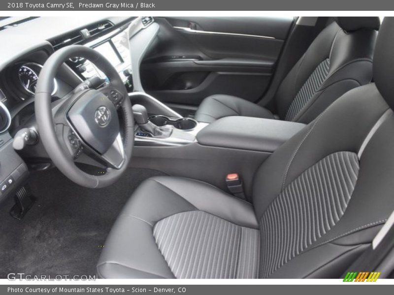 Predawn Gray Mica / Black 2018 Toyota Camry SE