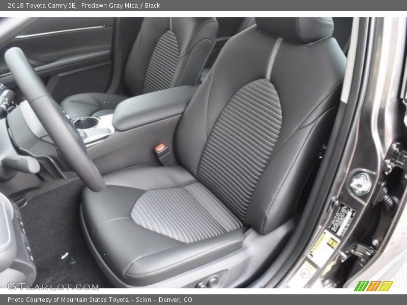Predawn Gray Mica / Black 2018 Toyota Camry SE