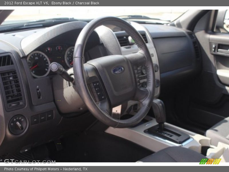 Ebony Black / Charcoal Black 2012 Ford Escape XLT V6