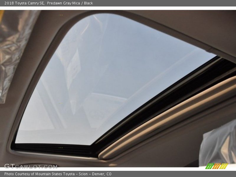 Predawn Gray Mica / Black 2018 Toyota Camry SE