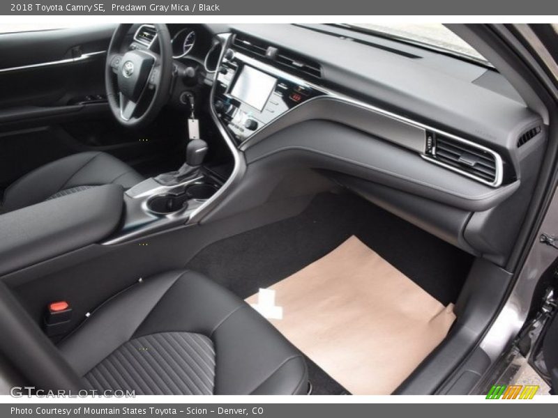 Predawn Gray Mica / Black 2018 Toyota Camry SE
