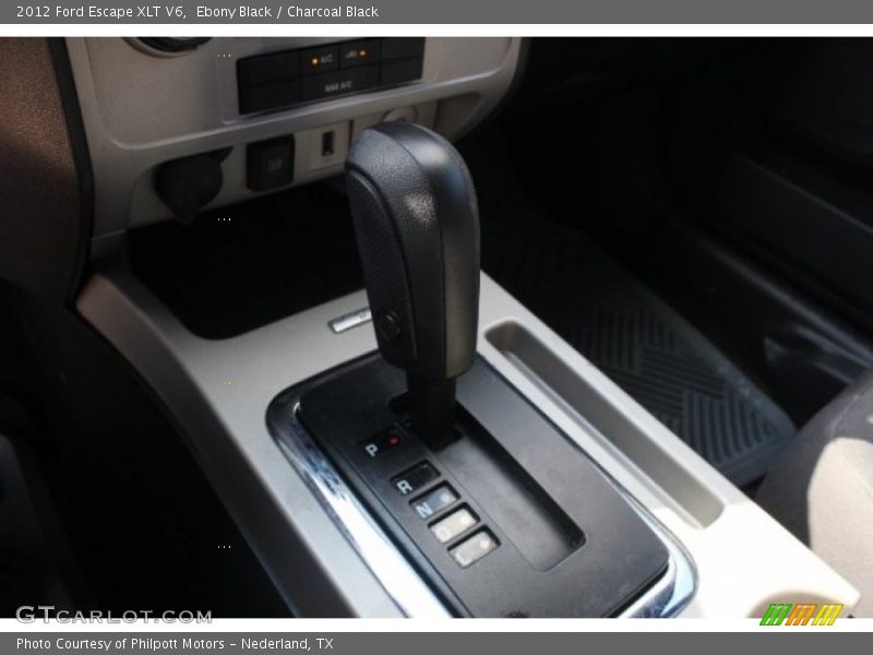 Ebony Black / Charcoal Black 2012 Ford Escape XLT V6