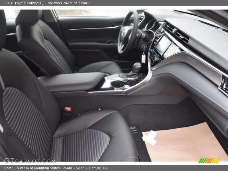 Predawn Gray Mica / Black 2018 Toyota Camry SE