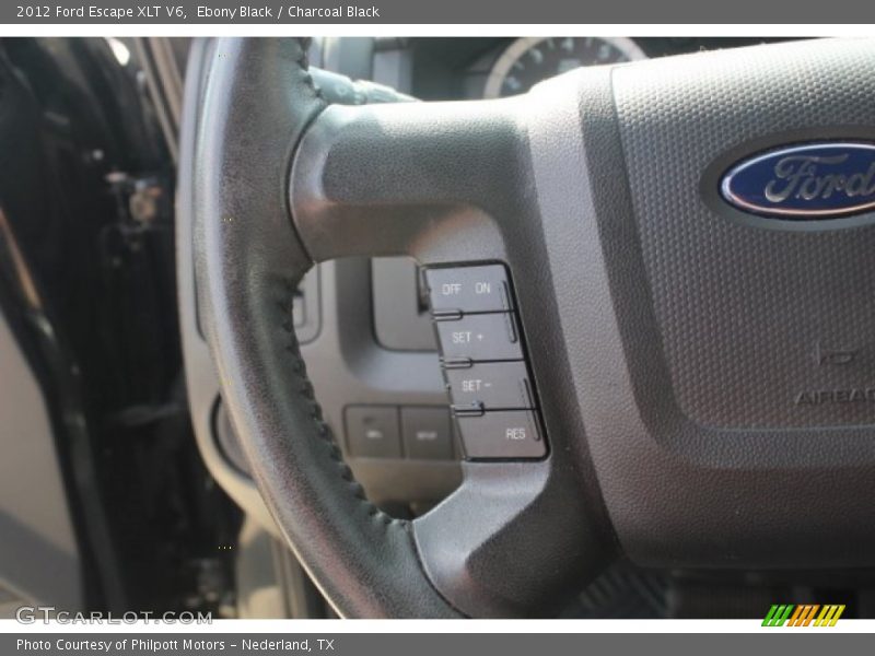 Ebony Black / Charcoal Black 2012 Ford Escape XLT V6