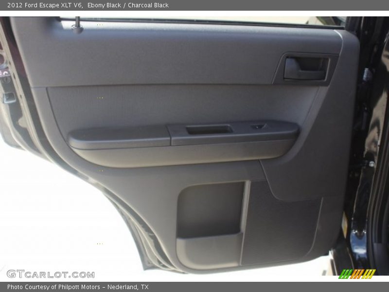 Ebony Black / Charcoal Black 2012 Ford Escape XLT V6
