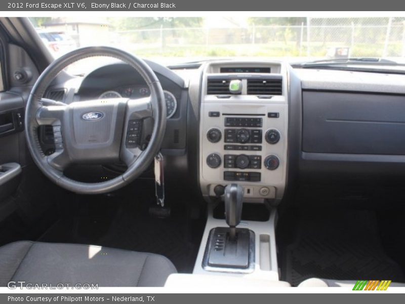 Ebony Black / Charcoal Black 2012 Ford Escape XLT V6