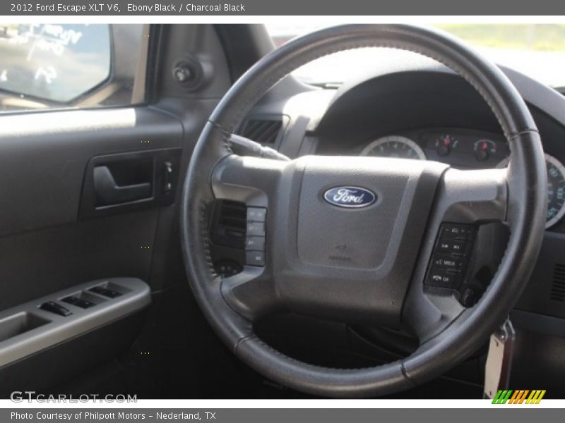 Ebony Black / Charcoal Black 2012 Ford Escape XLT V6