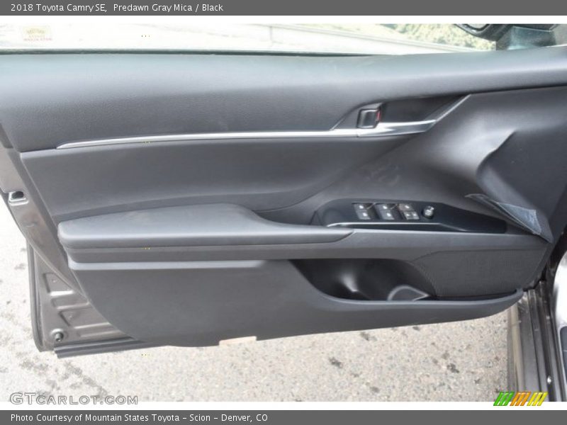 Predawn Gray Mica / Black 2018 Toyota Camry SE