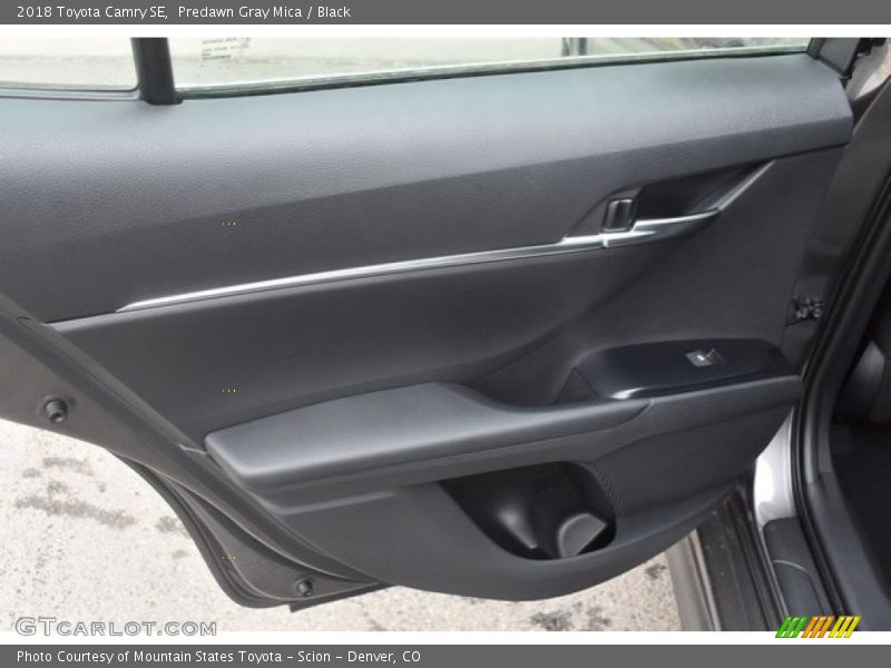 Predawn Gray Mica / Black 2018 Toyota Camry SE