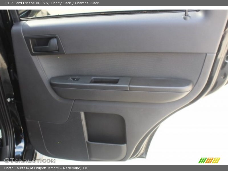 Ebony Black / Charcoal Black 2012 Ford Escape XLT V6